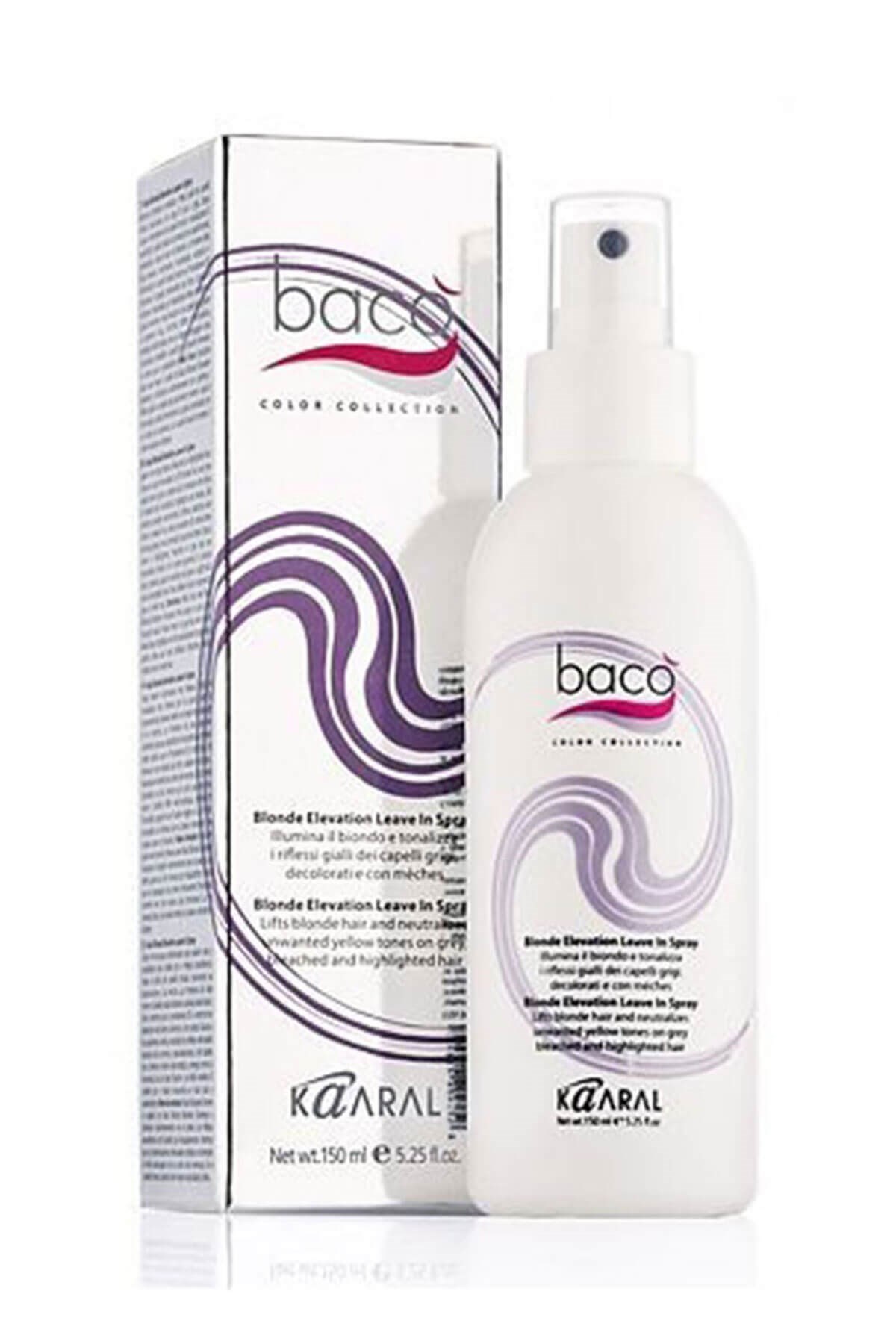 Baco Blonde Elevation Platin Saçlar için Gri Saç Bakım Spreyi 150 ml