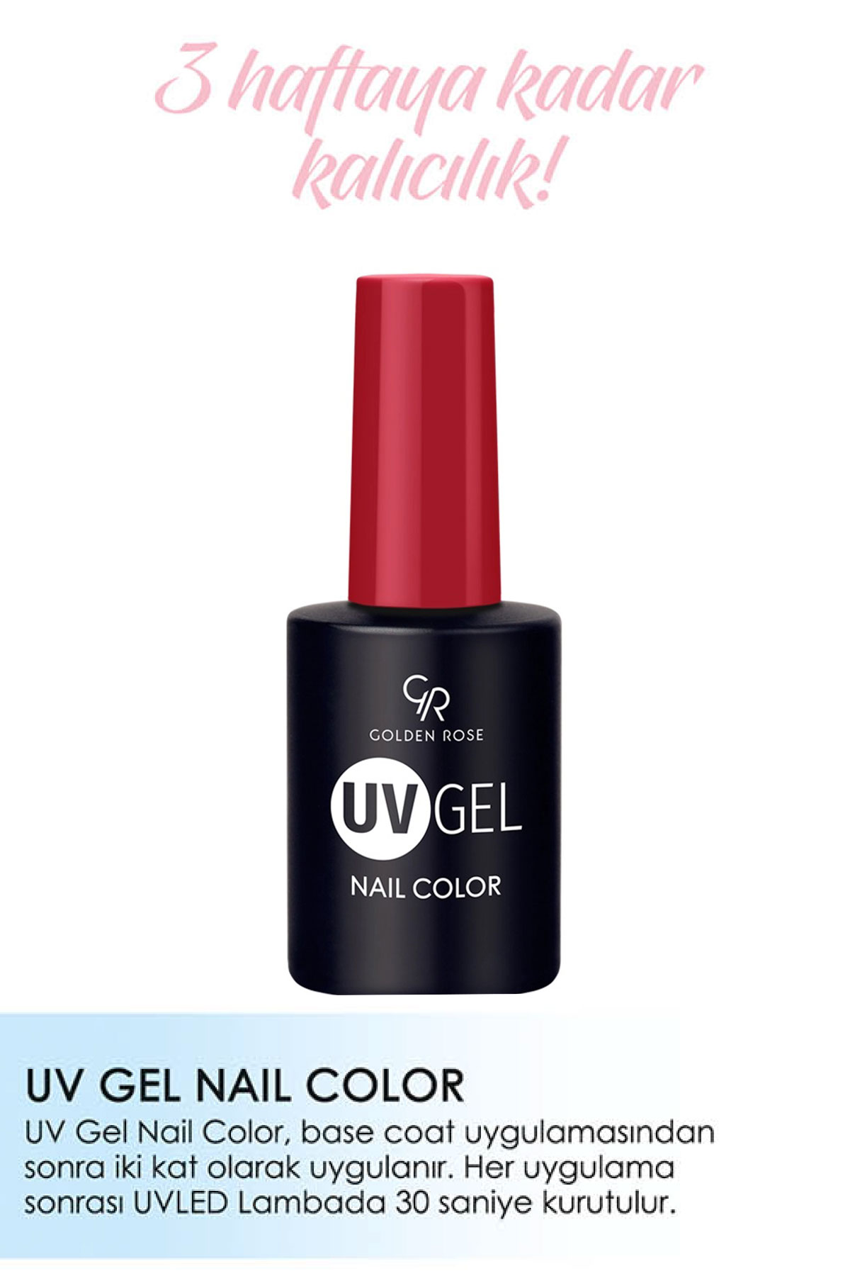 Golden Rose UVGEL Nail Color Kalıcı Oje 123